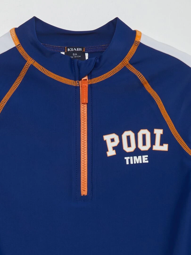 Tee shirt de bain   Bleu