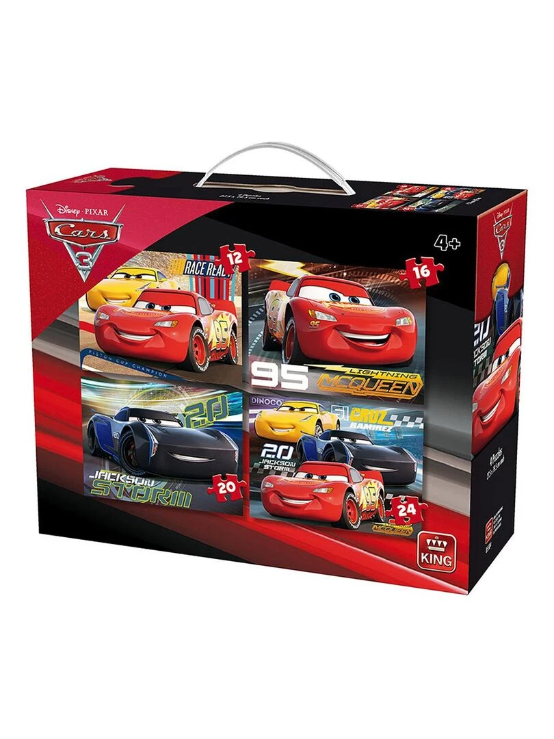 Puzzles de 12 a 24 pièces : 4 puzzles : Cars N/A