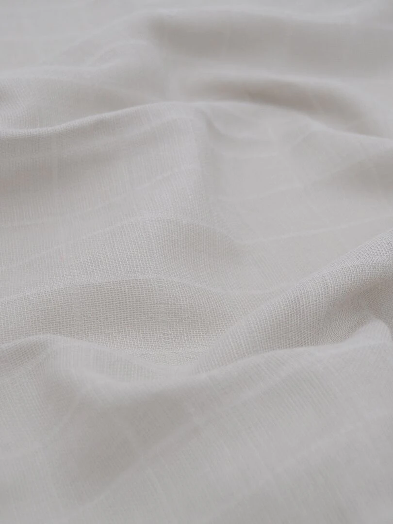 Lot de 3 langes en coton 70x70 cm Etoiles  gris  blanc   Gris