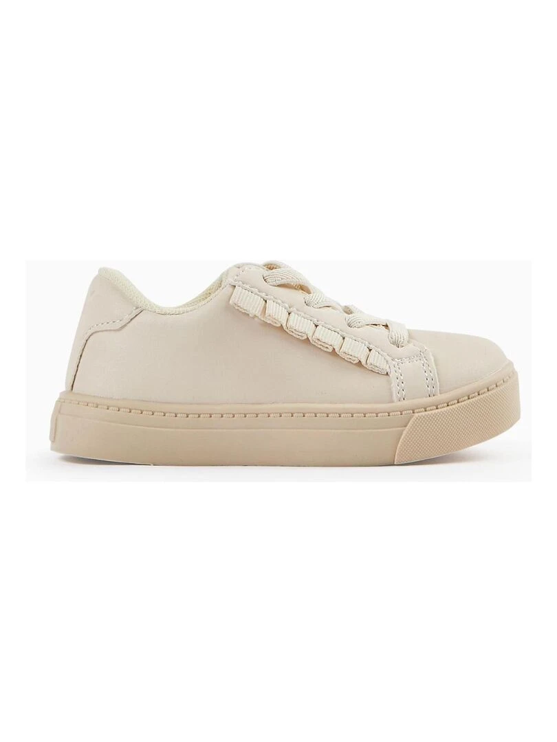 Baskets à Volants Bébé Fille ALPINE LUXURY Beige clair