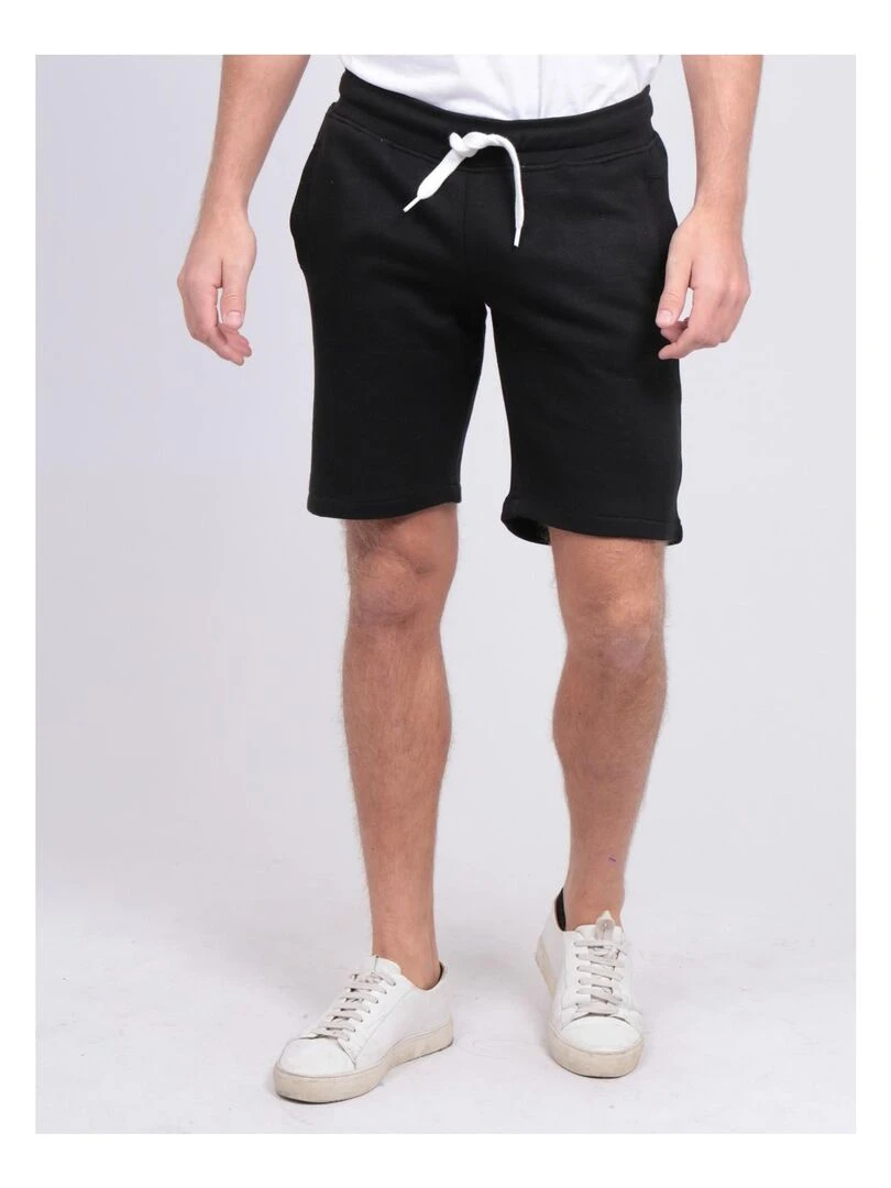 Bermuda molleton BIDMIN Noir