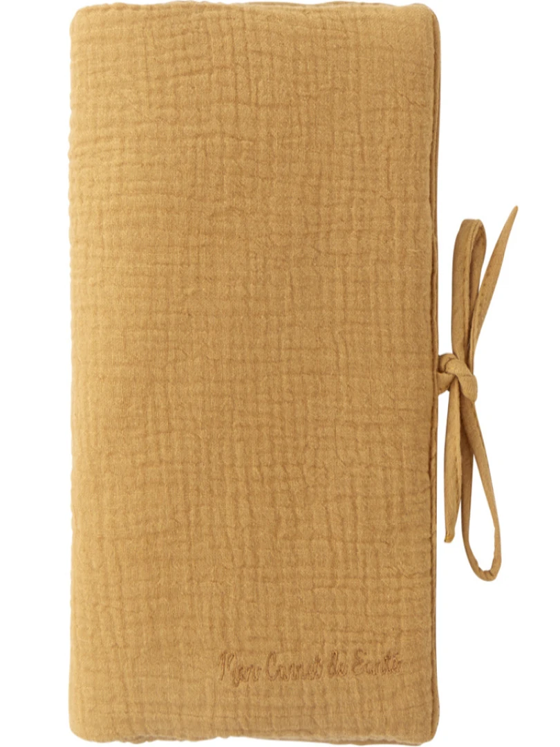 Protège carnet de santé noisette Marron