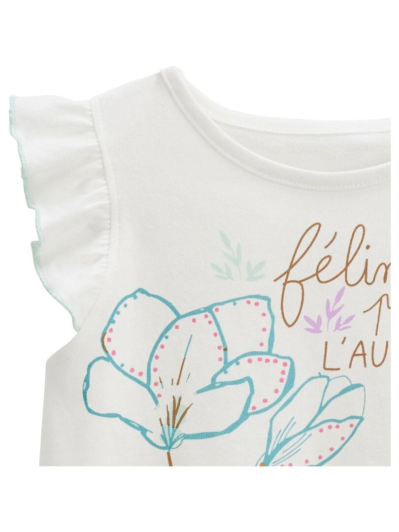Pyjama enfant manches courtes Patroika   Vert