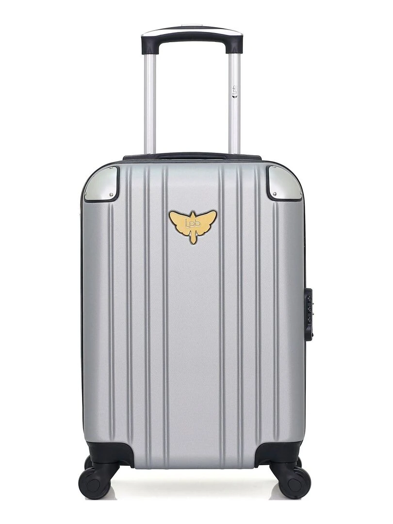LPB LUGGAGE VALISE CABINE ABS AMELIE E 4 ROUES 50 CM Gris