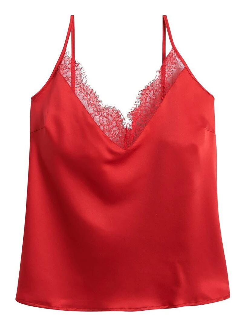 Top rouge Etourdie Camille Cerf & Pomm'poire Rouge
