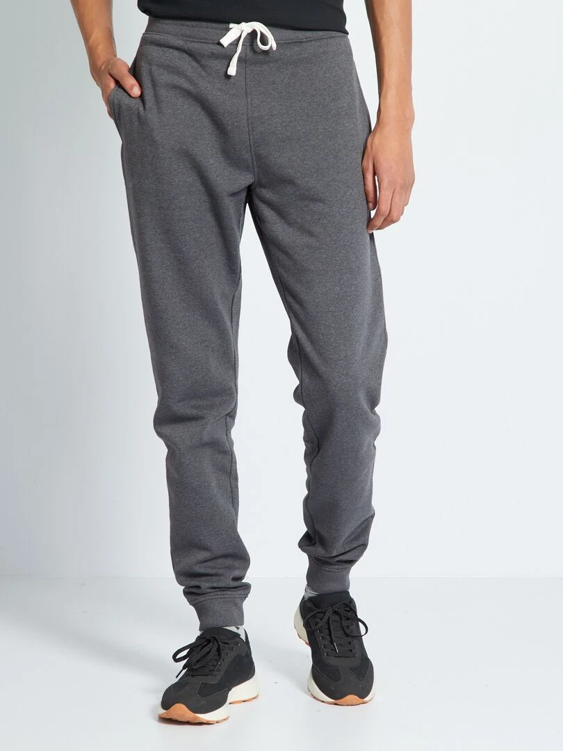 Pantalon en molleton  L36 +1m90   gris