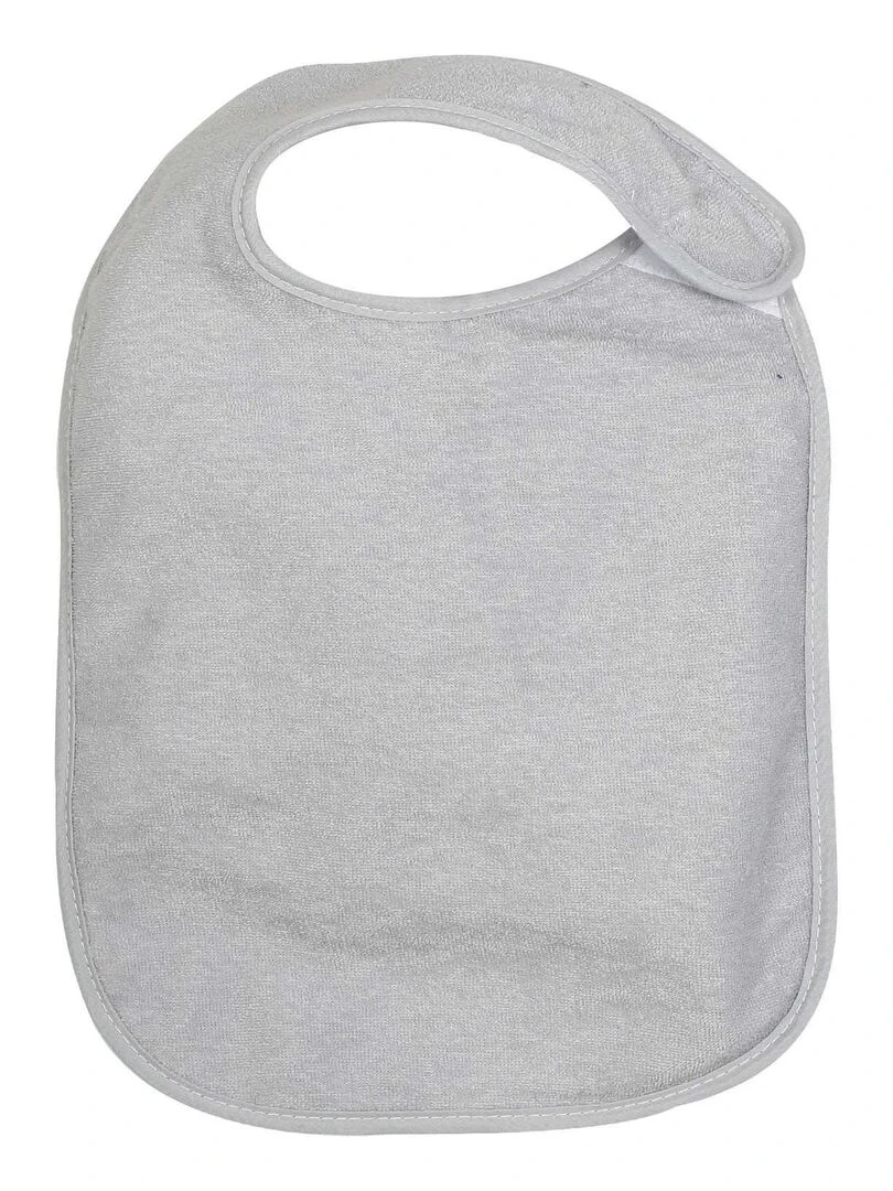 Lot de 5 bavoirs Milky baby   Gris