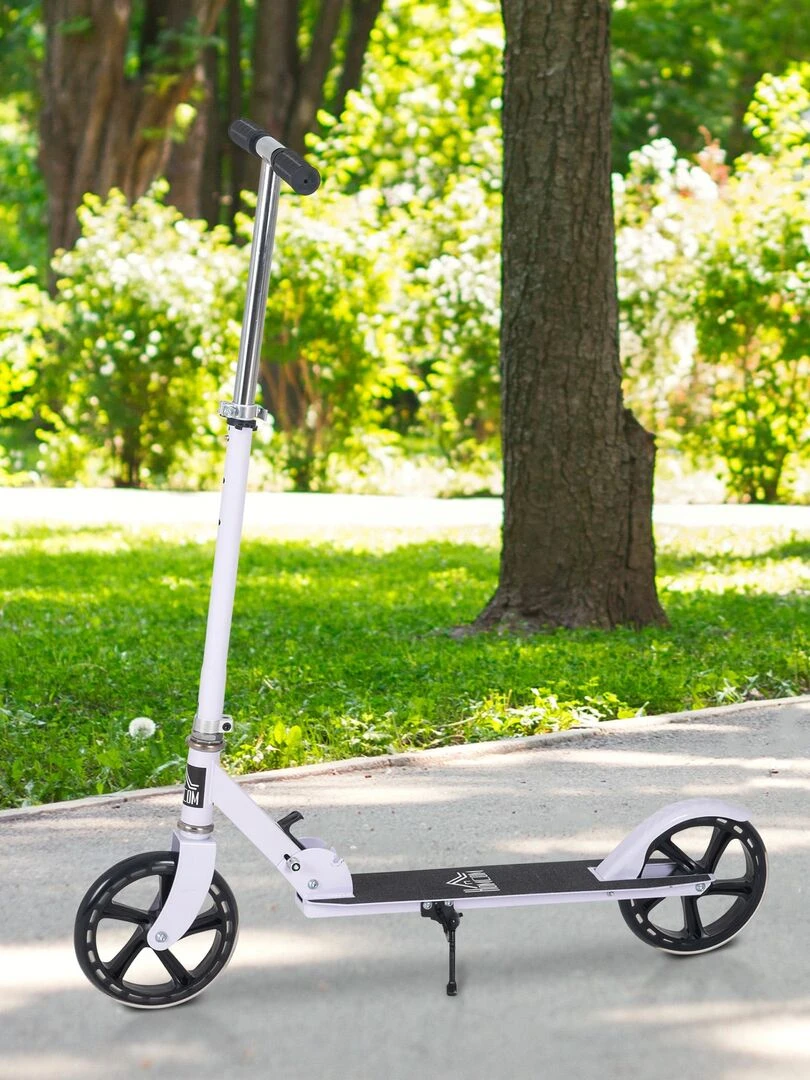 Trottinette pliable hauteur réglable   Blanc