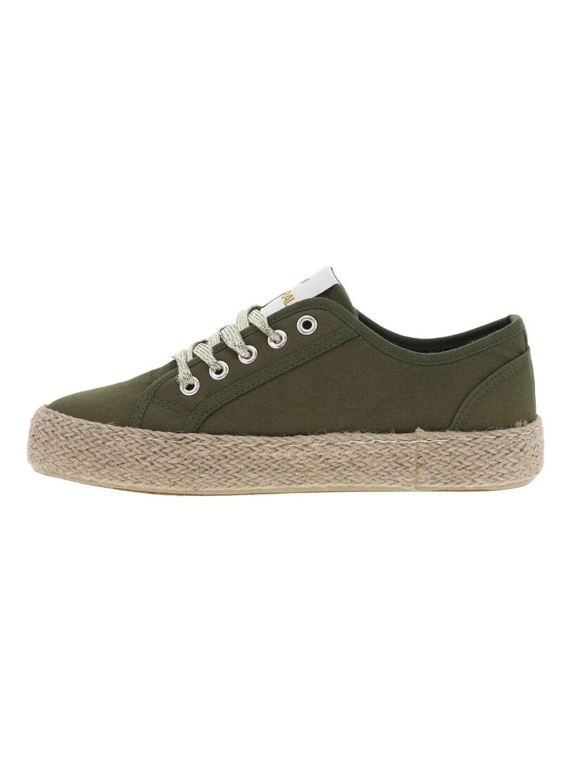 KAPORAL   Baskets basses toile   Kaki