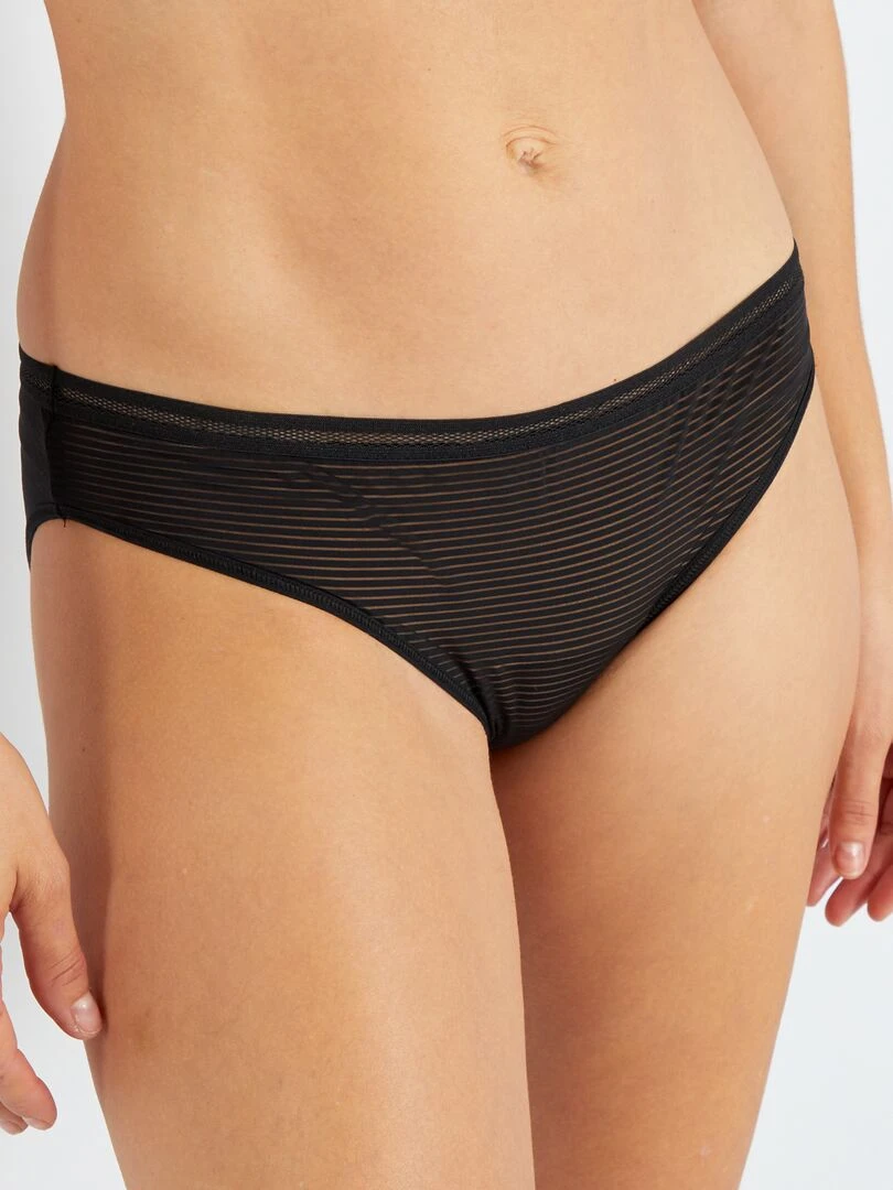 Culotte microfibre   noir