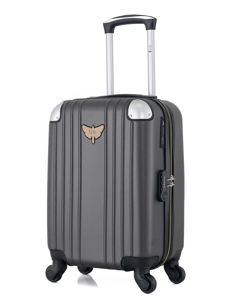 LPB LUGGAGE VALISE CABINE ABS AMELIE E 4 ROUES 50 CM Gris foncé