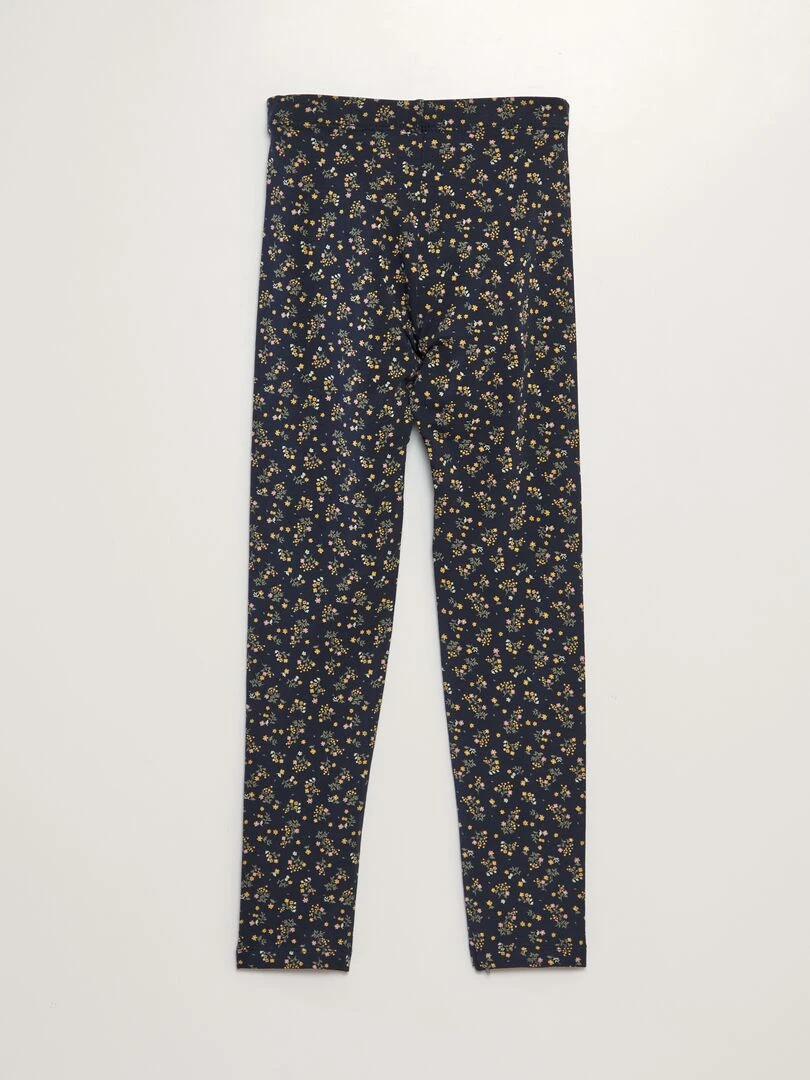 Legging long imprimé Bleu marine