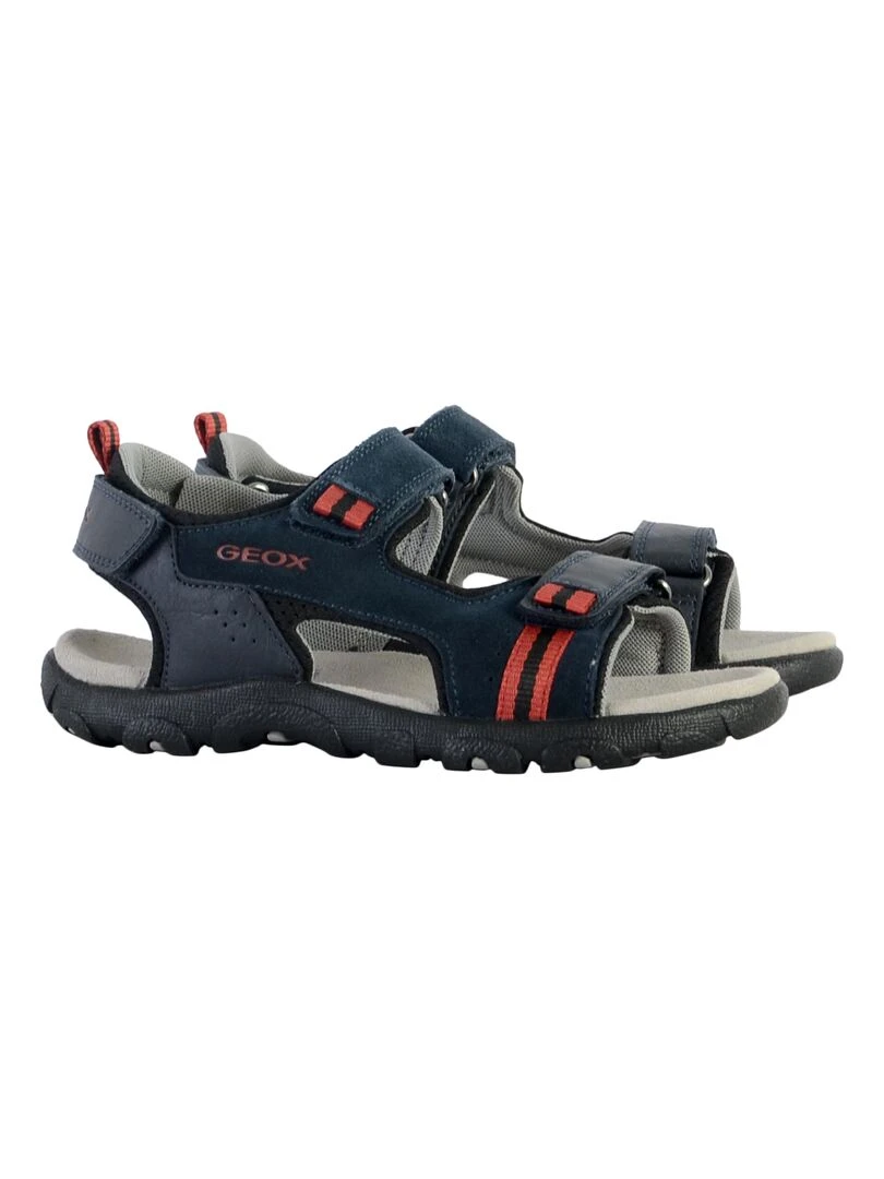 Sandale à Scratch Plate Geox Enfant Strada   Bleu marine