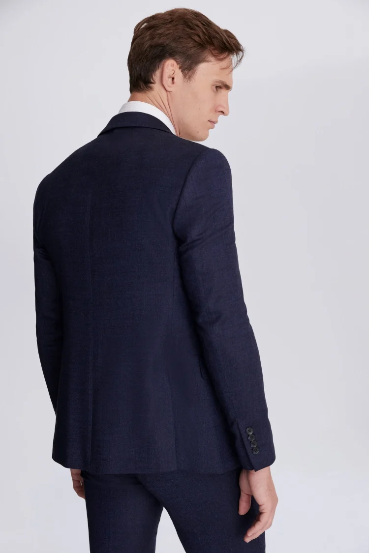 Slim Fit Blue Twisted Jacket   Buy Online at Moss