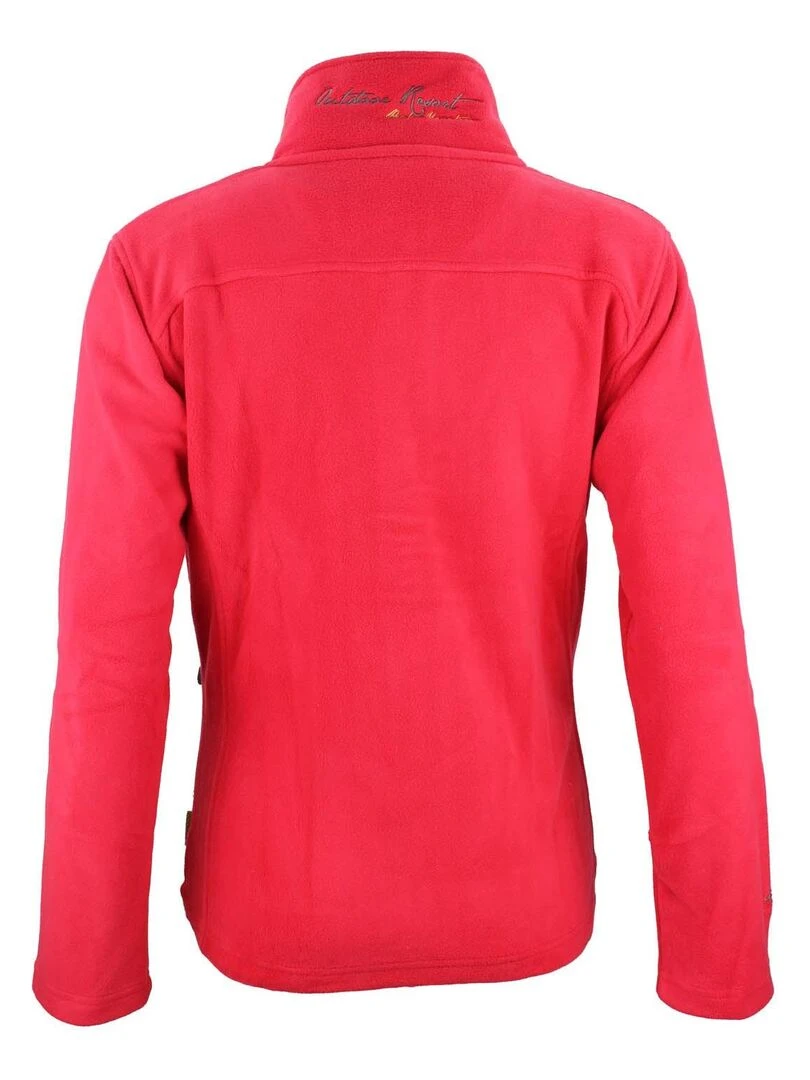 Blouson polaire femme ASAK Rouge