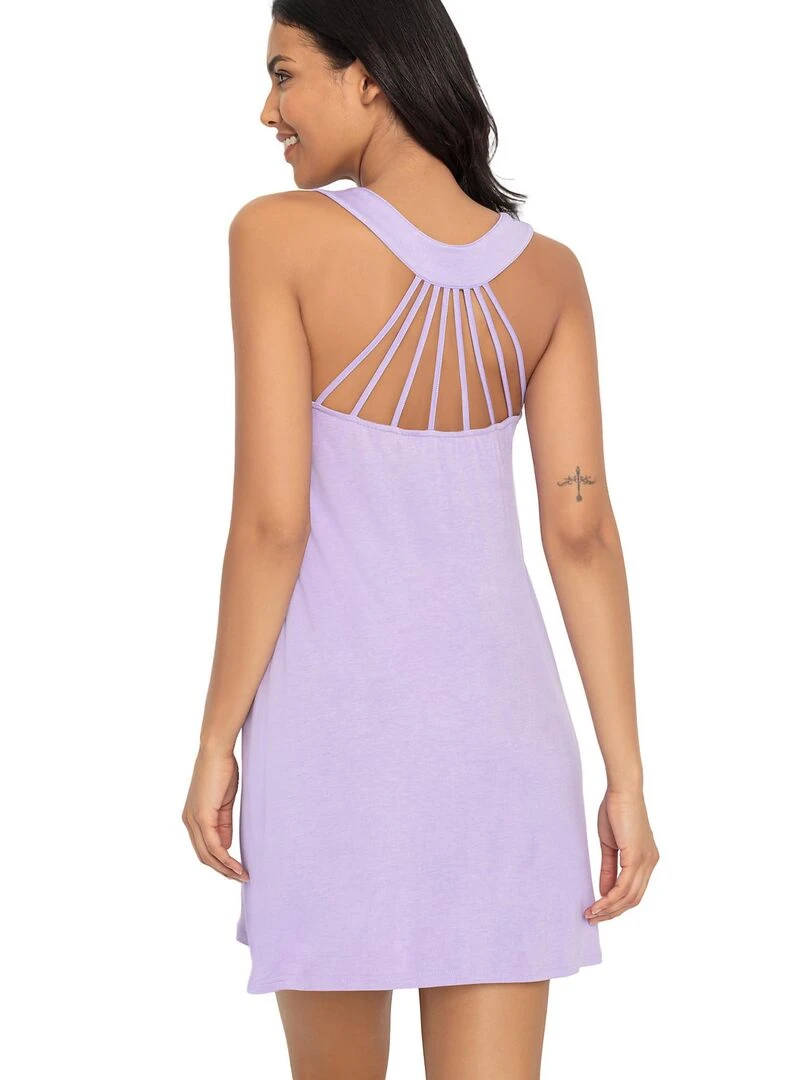 Robe estivale sans manches Tropic Violet