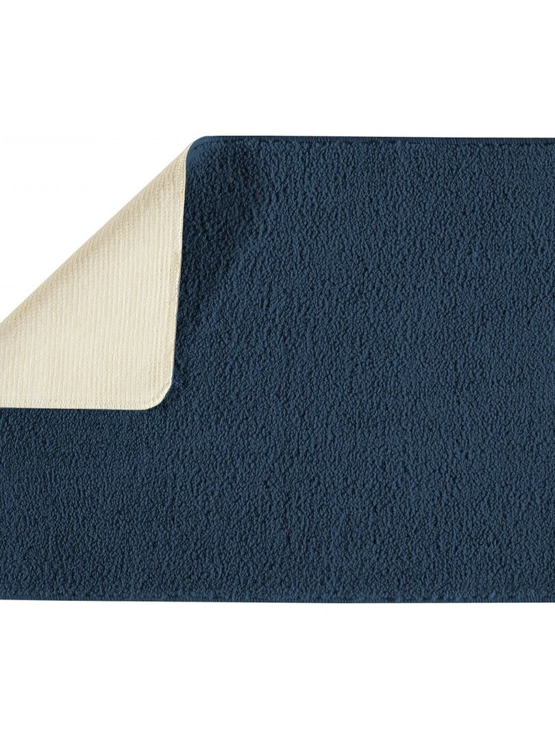 Guy Levasseur Lot de 2 tapis de bain polyester 50x80cm + 50x40cm marine Bleu foncé