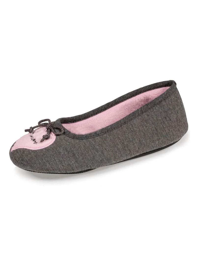 Chaussons Ballerines Junior Amore Gris chiné