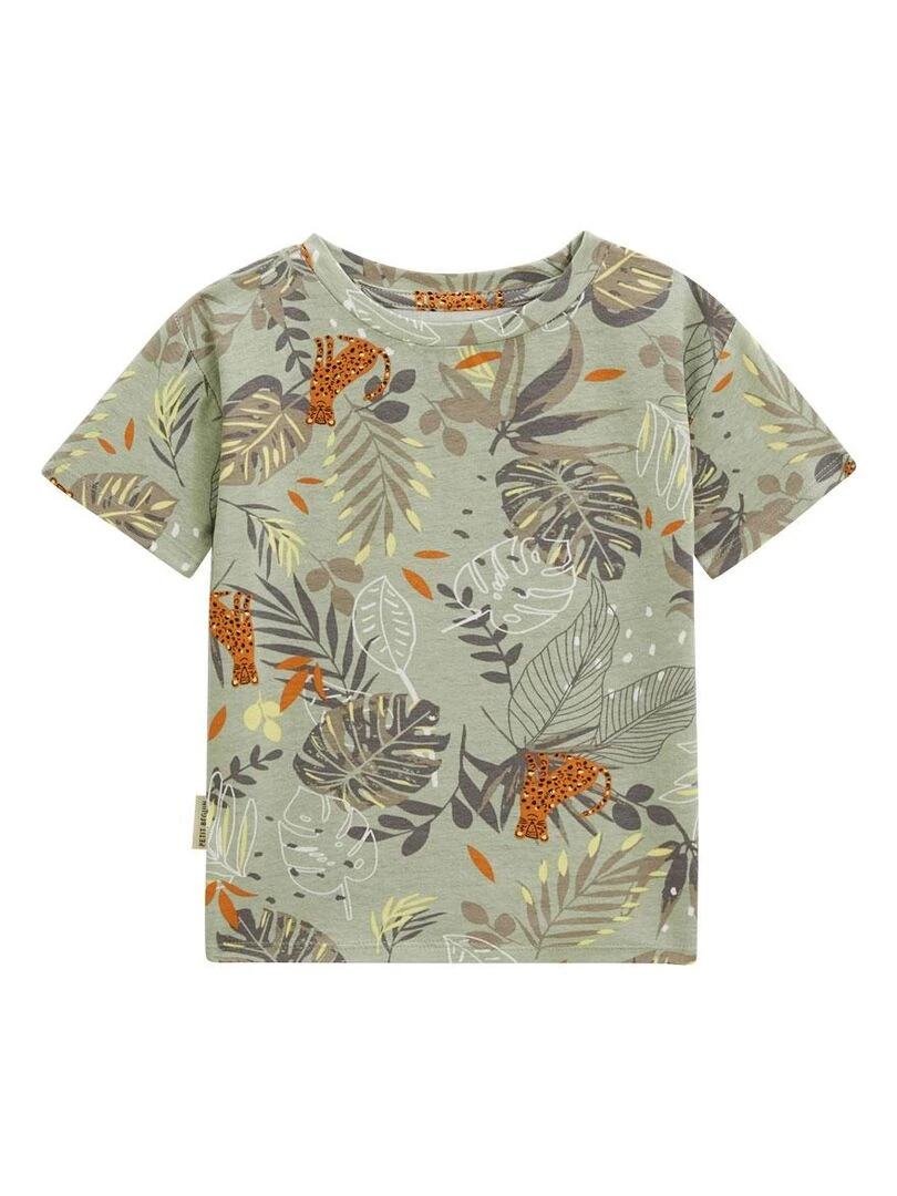 Lot de 2 t shirts enfant Olajava   Vert