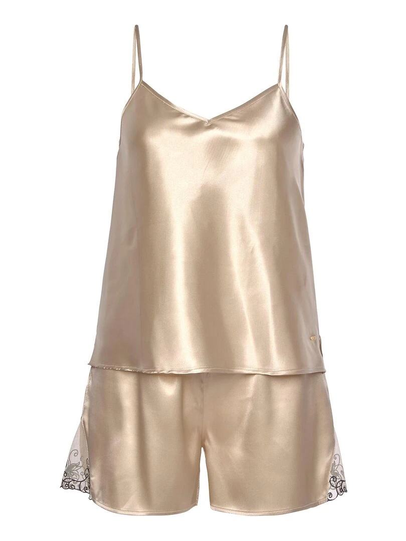 Pyjama short caraco Capsule   Jaune