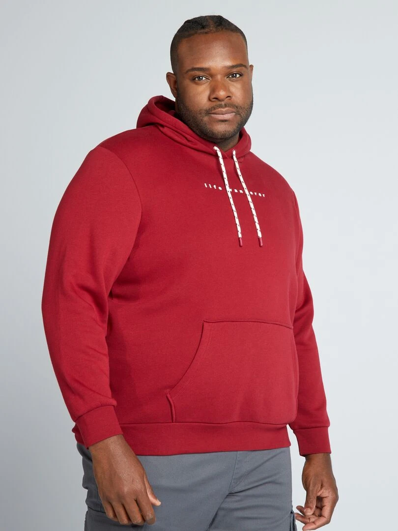 Sweat à capuche Rouge