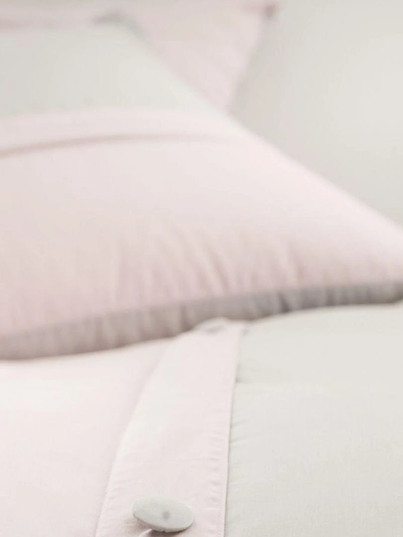 Parure de couette Today 100% Percale de Coton Zinc/Pdl Multicolore