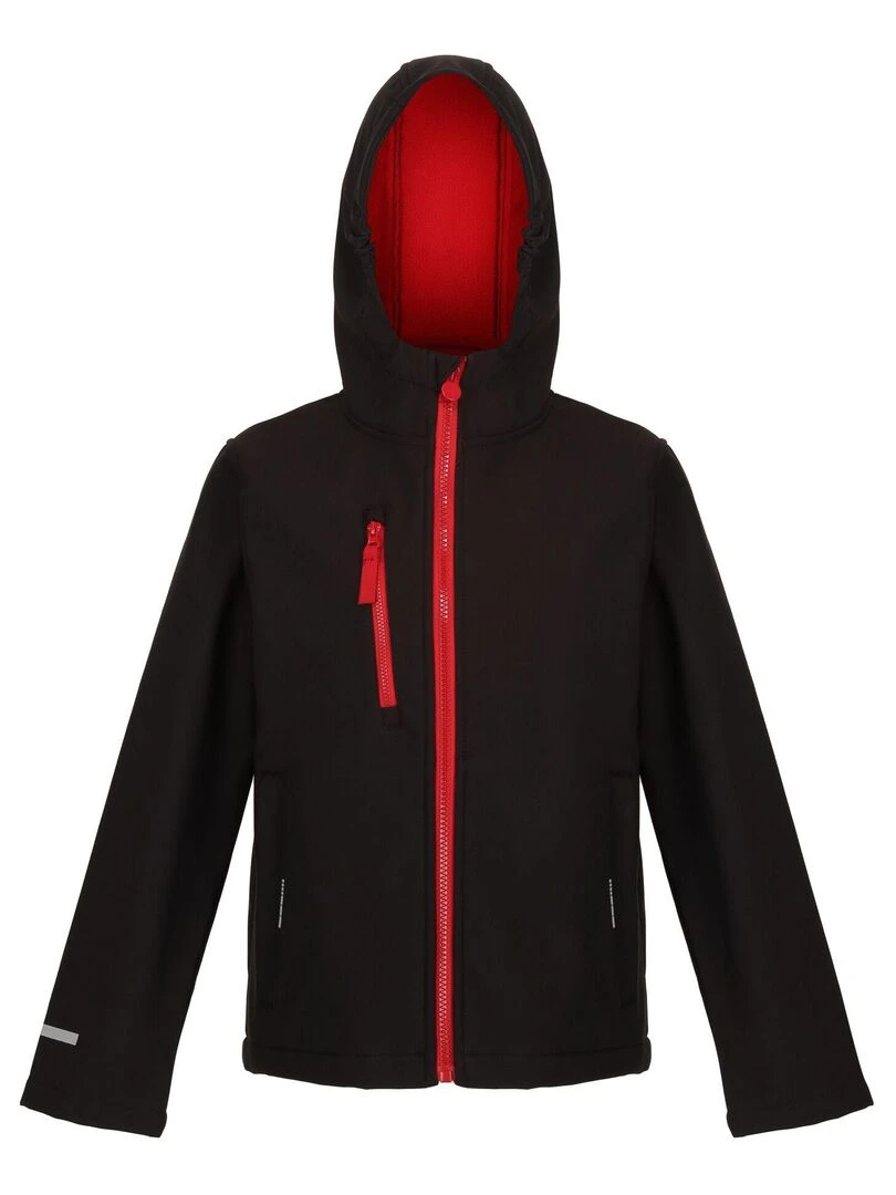 Regatta Veste softshell ABLAZE Noir Rouge
