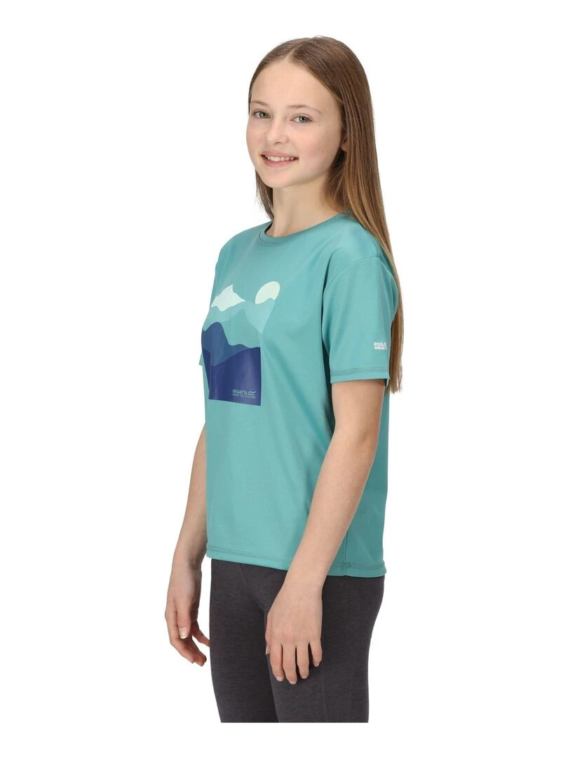 Regatta   T shirt ALVARADO   Bleu azur