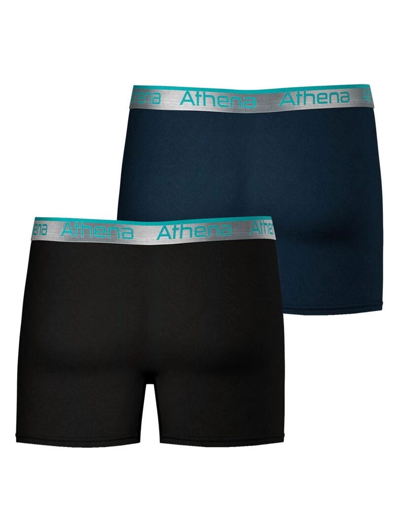 Lot de 2 boxers homme 720 Stretch Adjust   Bleu Noir