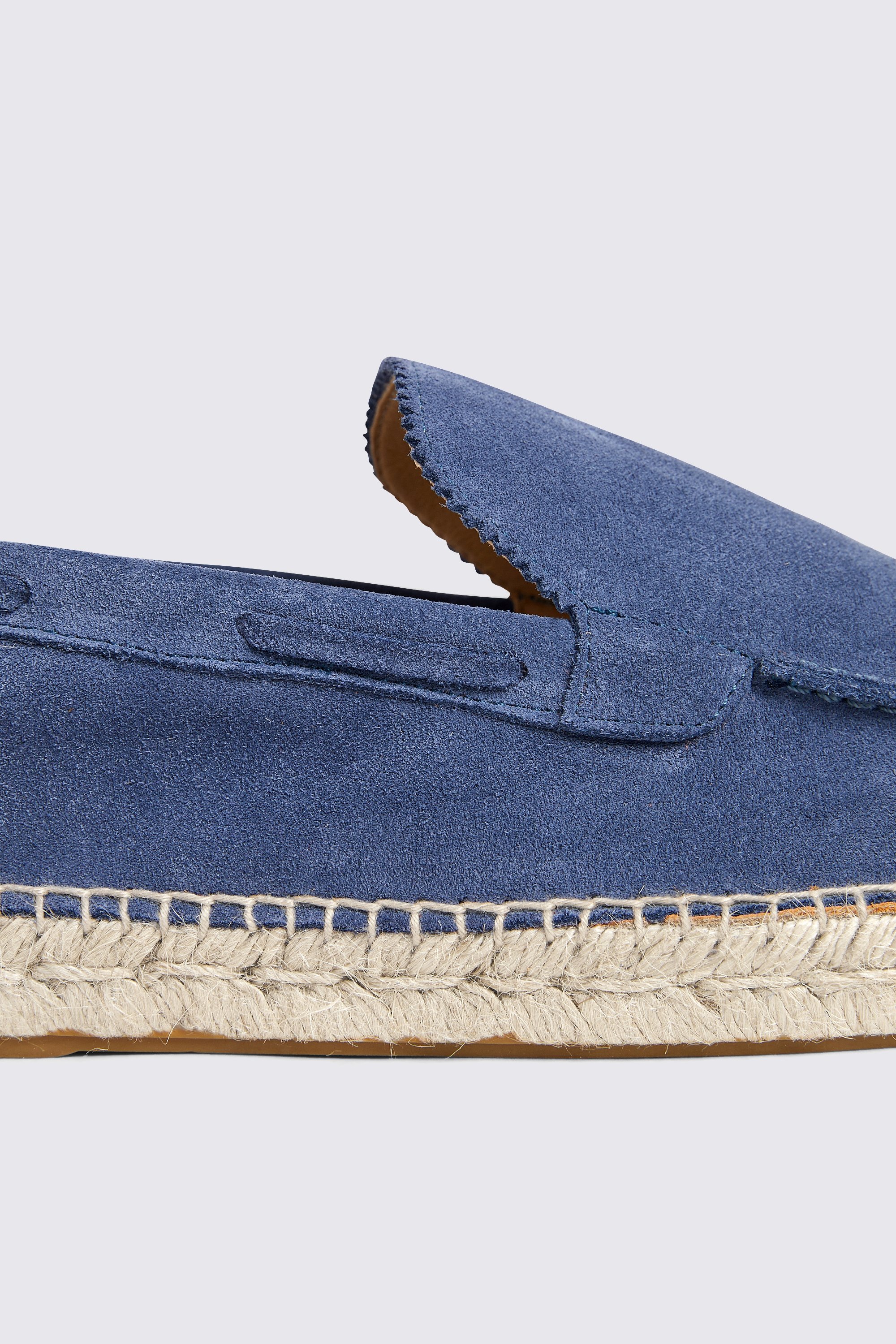 Blue Suede Espadrille