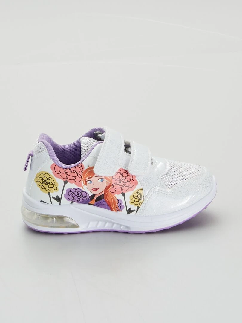 Baskets 'Reine des Neiges' Blanc/violet