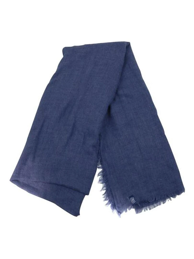 Chèche uni esprit jeanswear Bleu