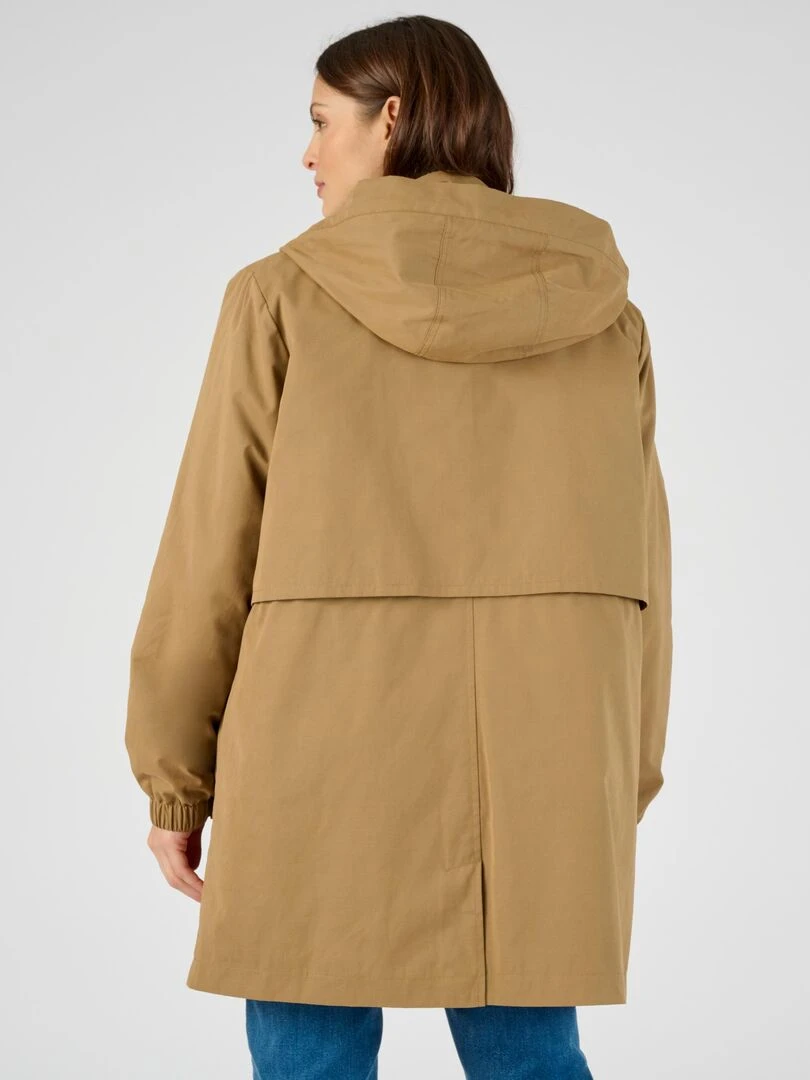 Parka 3 en 1  gilet amovible doublé Thermolactyl   Damart   Camel