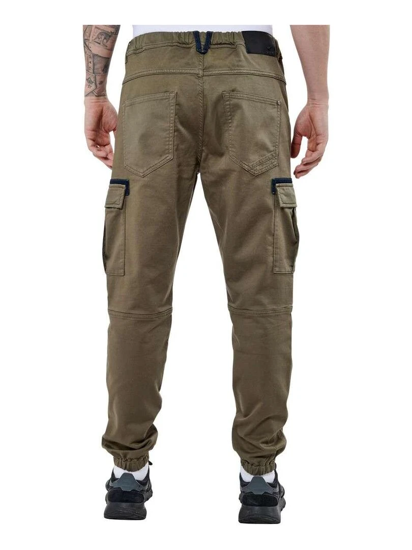 KAPORAL Pantalon coton slim MALKI Kaki