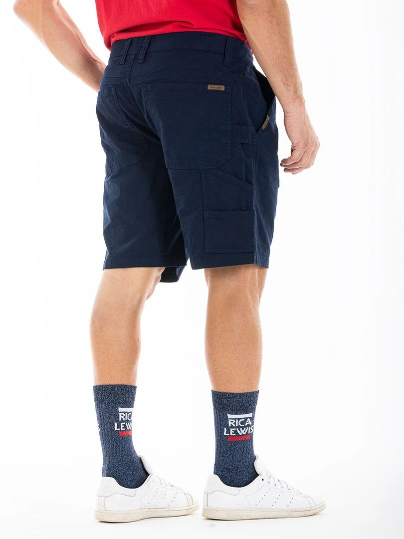 Bermuda stretch coupe charpentier CARTER 'Rica Lewis'   Bleu