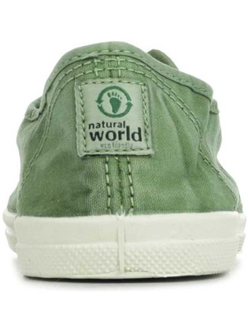 Baskets Natural World Old Lavanda   Vert olive