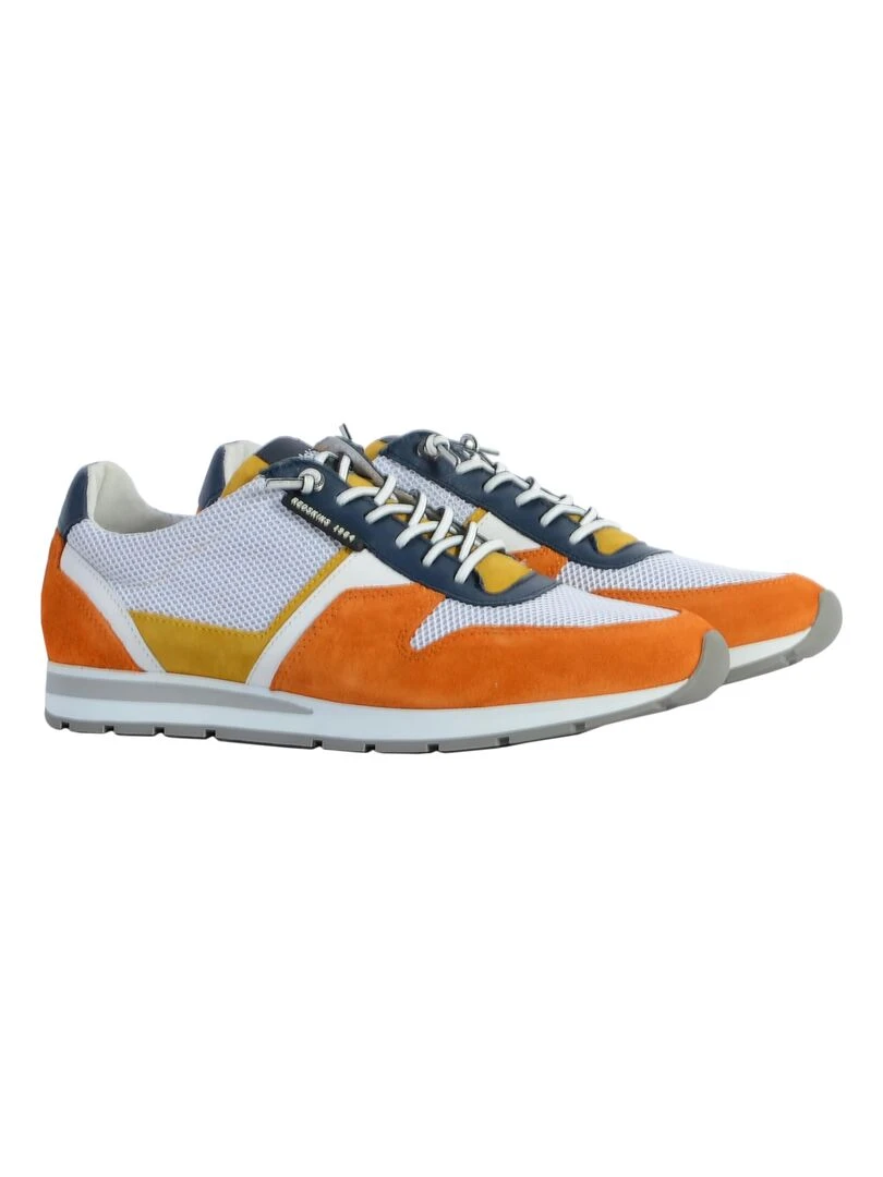 Basket Cuir Redskins Smith   Orange