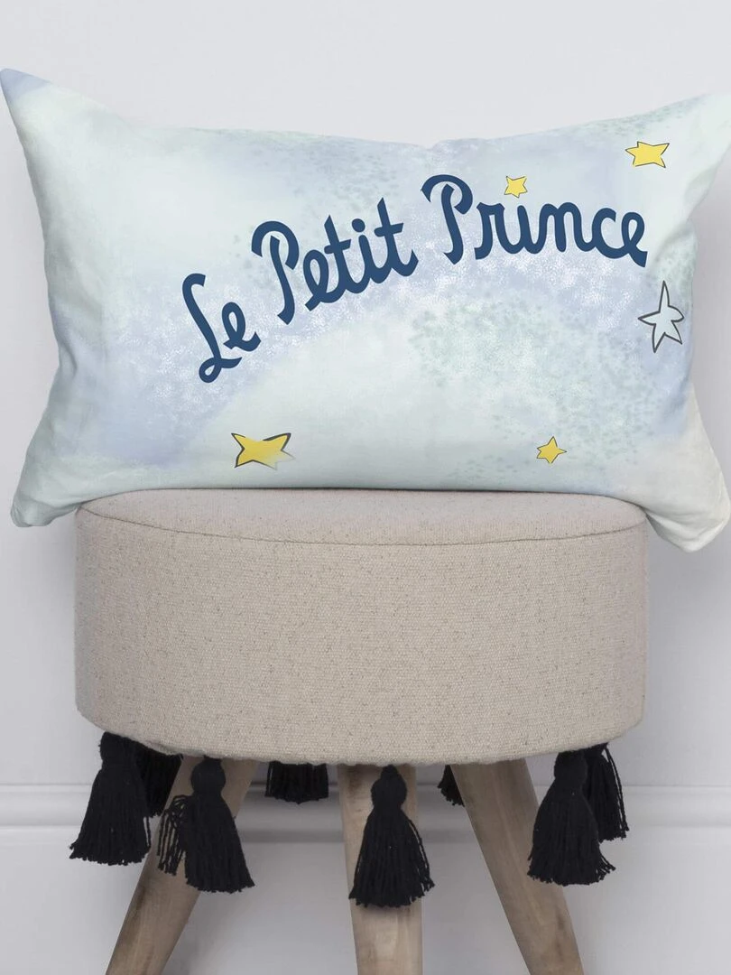 Housse de coussin La lune "Happyfriday"   Blanc