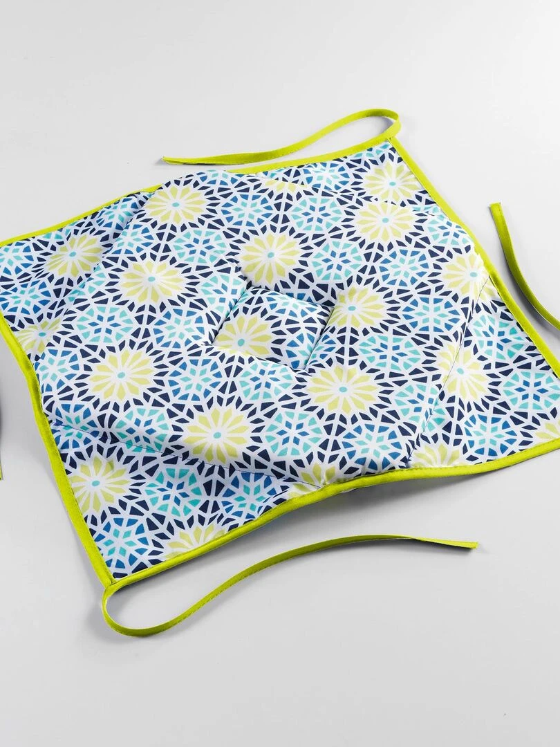 Coussin Galette de chaise Collection kaleida Rose