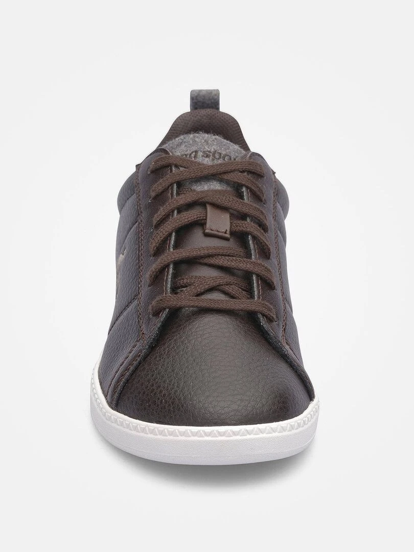 Baskets 'Le Coq Sportif' 'Courtclassic Gs' Marron