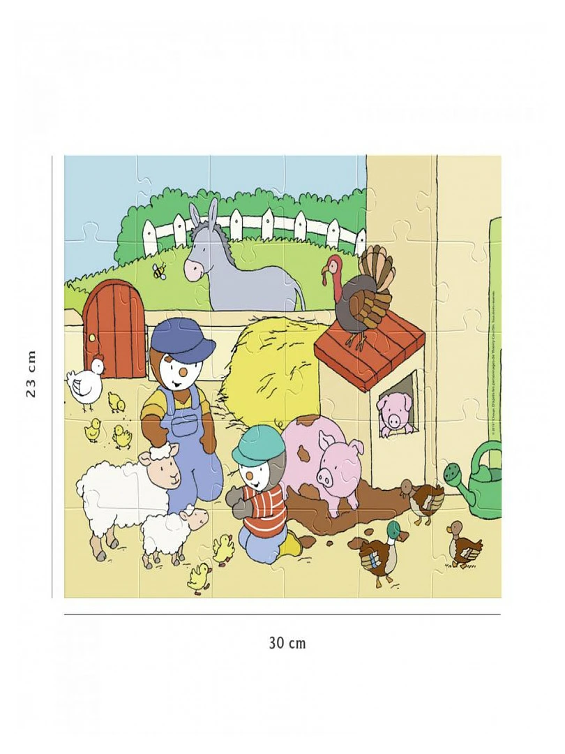 Puzzle 30 P  T'choupi À La Ferme   N/A