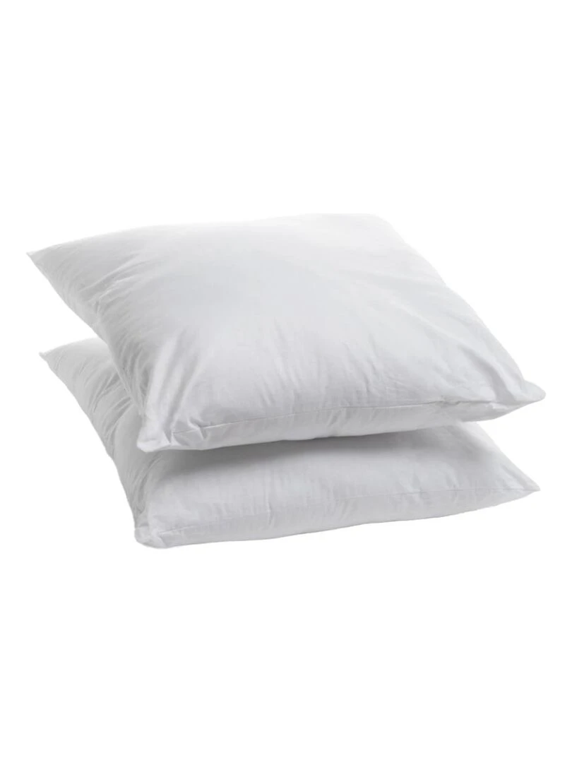 Bleu Câlin Lot de 2 oreillers moelleux Anti punaises de lit Blanc