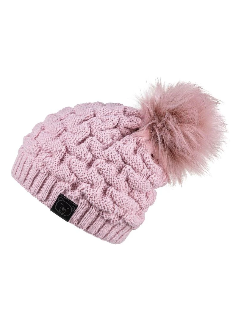 Ensemble Snood Bonnet Wiska   Made in UE   Rose