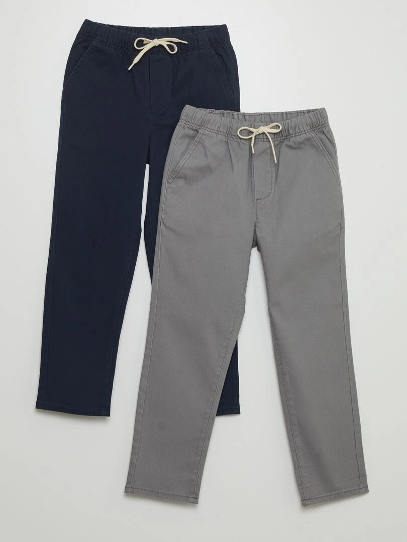 Pantalon esprit 'jogger' Gris