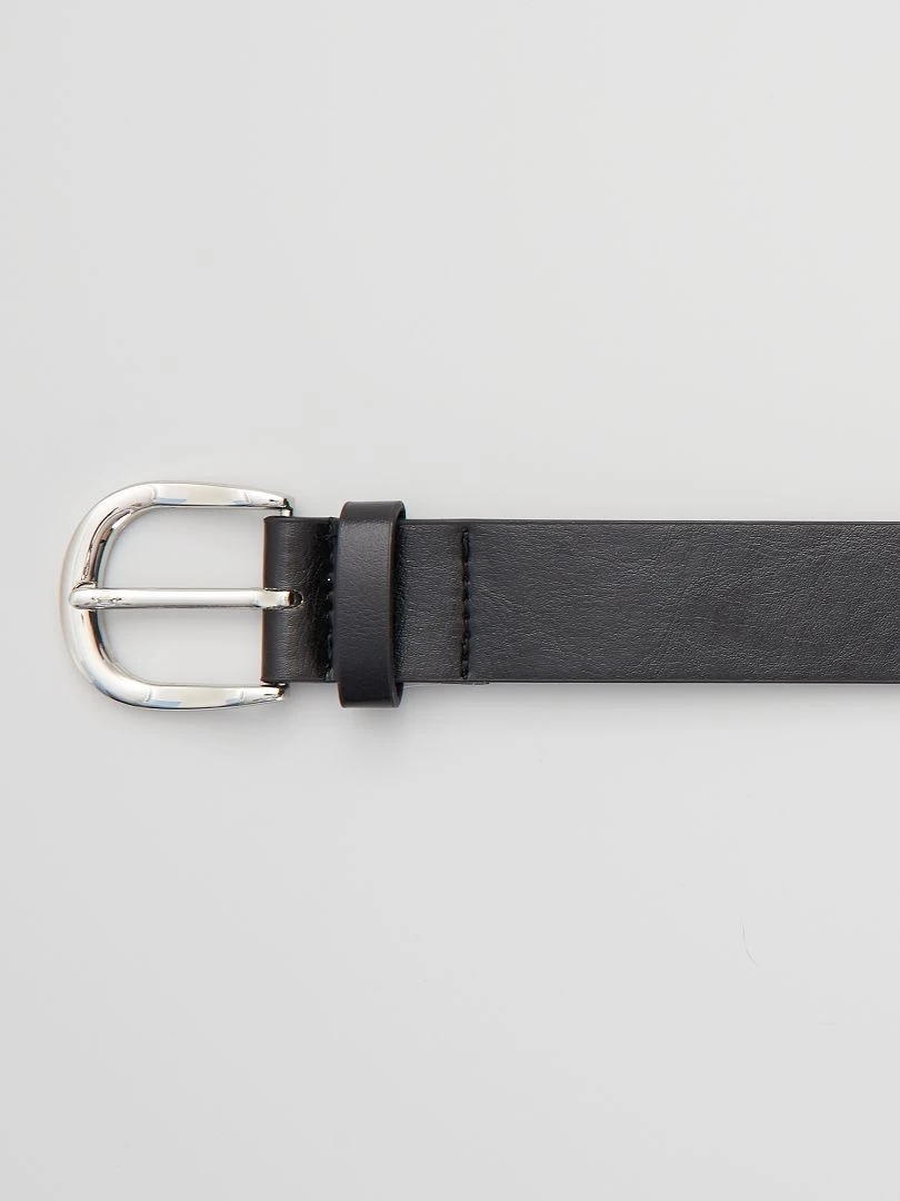 Ceinture basique en simili noir