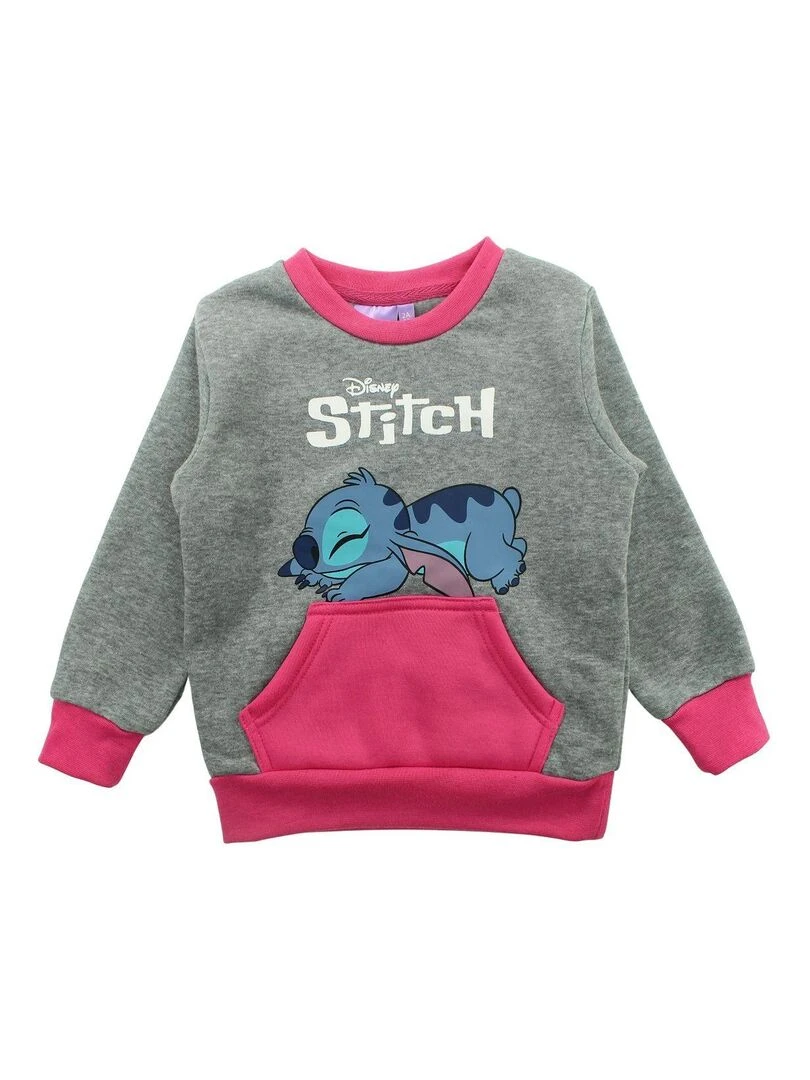 Disney Ensemble Sweat pantalon fille Imprimé Lilo Et Stitch Gris