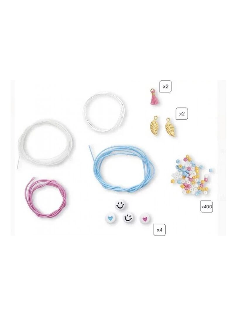 6 bijoux fleurs en perles a creer N/A