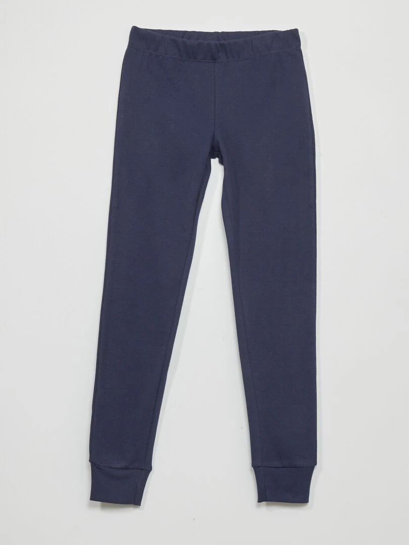 Caleçon long Bleu