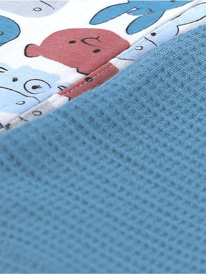 Set de 2 combishorts en coton   Noukie's   Bleu