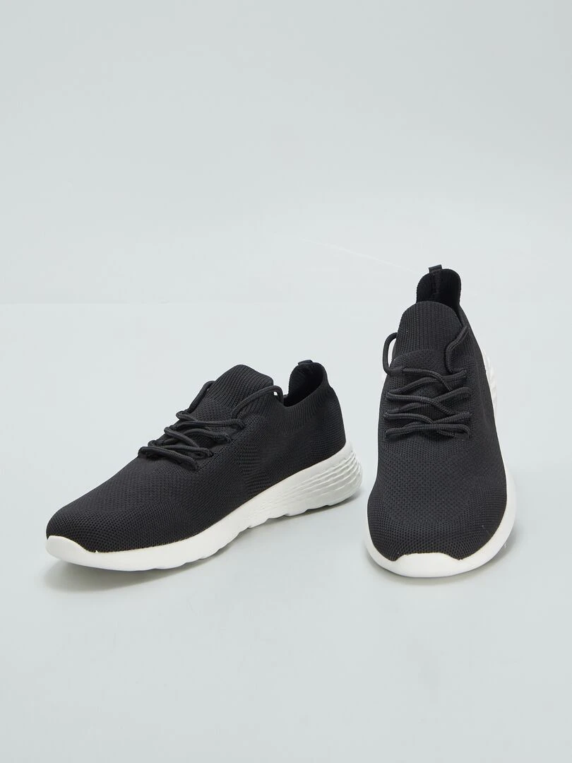 Baskets en mesh esprit running   Noir